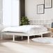 Maison Exclusive - Lit en bois massif, blanc, pin, 140x190 cm