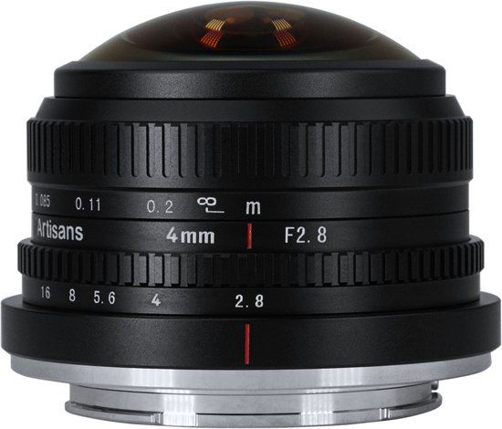 7artisans 4mm F2.8 MFT Lens - Black