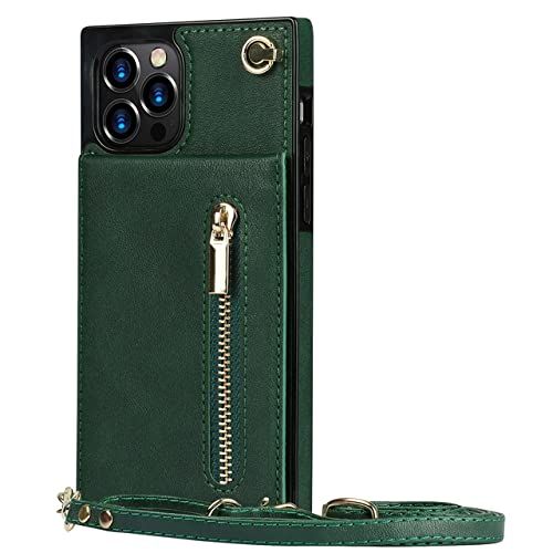 Liujunh Rits Portemonnee voor iPhone 7 - Groen