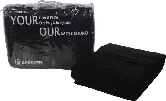 Wooden Camera Foka BG-3X4-ZW achtergrond doek 3.0x4.0 meter zwart