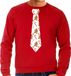Bellatio Decorations Kersttrui/kerst sweater gingerbread zuurstok - heren XL