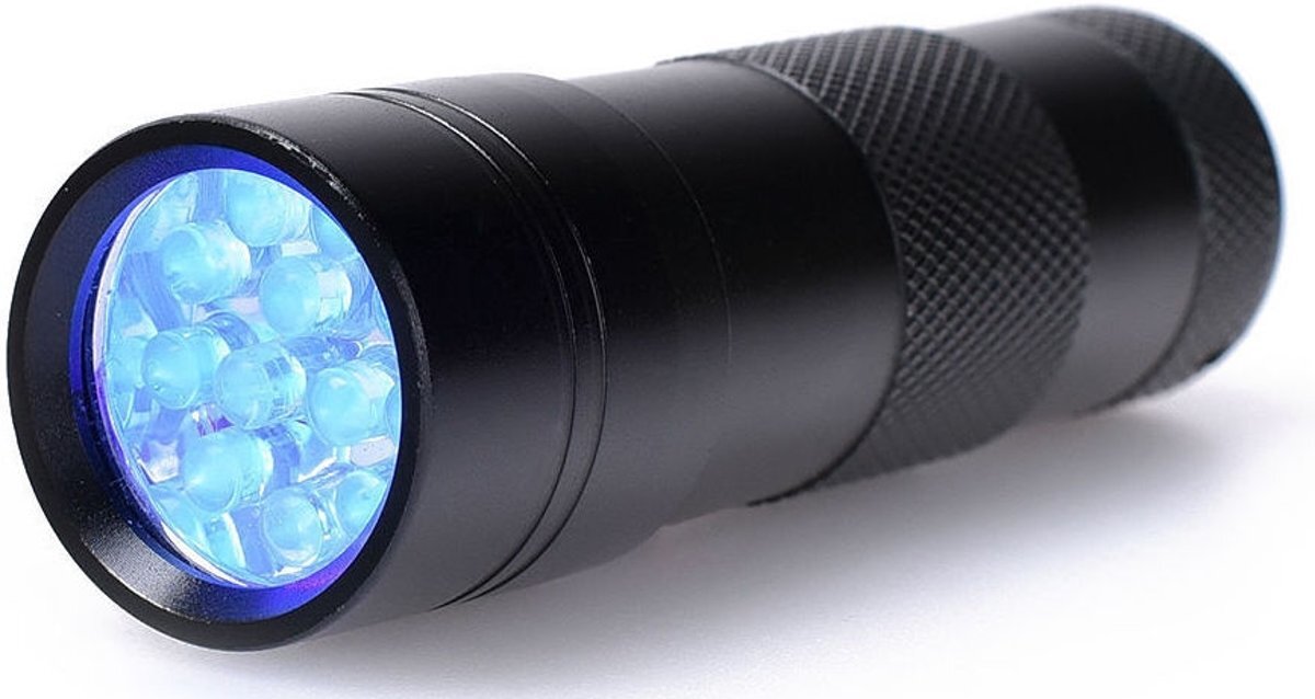 Mesa UV led lamp 12 leds voor het uitharden voor UV lijmen of Kristal lijmen inclusief 3 AAA batterijen