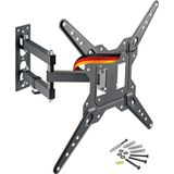 SCHWAIGER LWH33040 TV muurbeugel 400 x 400 55 inch gebogen plat kantelbaar draaibaar