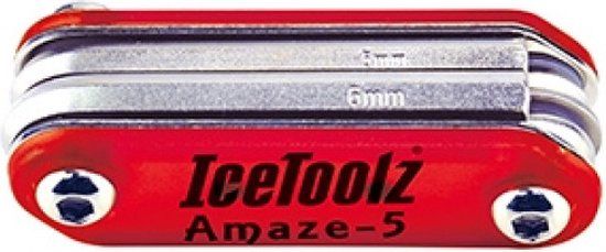 IceToolz 95A1 Amaze 5 Multitool - Rood