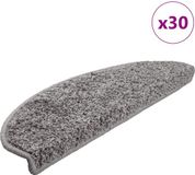 vidaXL Trapmatten 30 stuks 65x21x4 cm Grijs