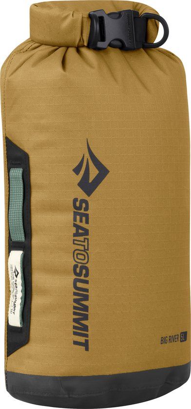 Bolsa Sea to Summit Pakzak Big River Dry Bag 13L Dull Gold Kaki