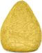 Lumaland, fauteuil pouf en peluche de luxe, revêtement en tissu texturé, remplissage de 120 litres, couleur jaune, pour enfants, coussin de siège en peluche, idéal pour le salon