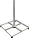 Blueqon KATD3030 DeMontabel Tegelvoet Staal EG | 42 Ø - Antenne Montagebeugels