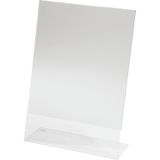 SIGEL TA210 tafelstandaard schuin, voor A4, glashelder acryl