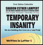 Temporary Kadimah Press Temporary Insanity; We Are Building Our Lives on a Sand Trap - Written in Letter S - 26 Volume Series Hardcover