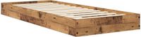vidaXL Vloerbedframe Oud hout 80 x 200 cm Bewerkt hout