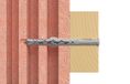 fischer Bouchon de construction SXRL 8 x 100 T T tête fraisée inox A4 (50 pièces)