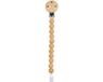 Nattou Silicone Speenkoord - Fopspeenketting - 30 cm - Beige