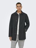 ONLY&SONS - ONSHALL COAT OTW - Heren - Gewatteerde jas - Zwart - S