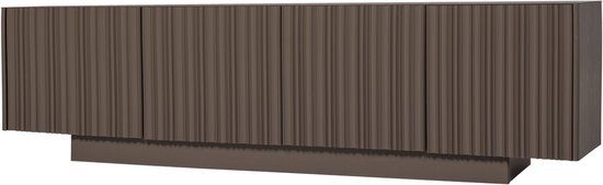WOOOD Nova Tv Meubel 200 cm - Grenen - Truffel Bruin