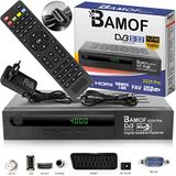 Bamof 2225 PRO satellietontvanger, digitale satellietontvanger, HDTV, DVB-S /DVB-S2, HDMI, SCART, 2X USB, Full HD 1080p, voorgeprogrammeerd voor Astra, Hotbird en Turquosaat, + HDMI-kabel