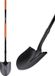 BLACK+DECKER Schep - 148 CM - Roestvrij - Koolstofstalen Kop en Glasvezel Handvat - Zwart
