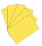 folia 6312 Gekleurd Papier 130 g/m² Citroengelgekleurd Tekenpapier DIN A3 50 Vellen