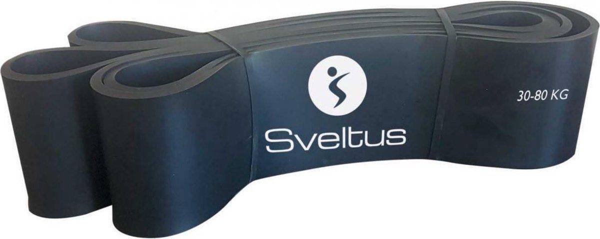 Sveltus Power Band Black 30-80 kg - Unisex - One Size