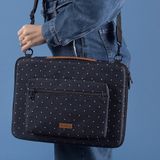 Cabaïa Cabaia Laptopcase 13 La Defense Blauw Polyester