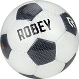 Robey Voetbal Kinderen en volwassenen - wit - zwart - Leer - Maat 5