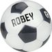 Robey Voetbal Kinderen en volwassenen - wit - zwart - Leer - Maat 5