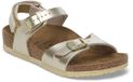 BIRKENSTOCK Rio AS Kids Birko-Flor Narrow Gouden Platte Sandalen voor Kinderen Maat 30