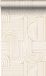 ESTAhome behang grafisch 3D motief zand beige