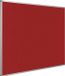 SMIT VISUAL Shenzhen Haorui Industrial Technology Co., Ltd. Prikbord Softline profiel 16mm bulletin Rood - 120x300cm