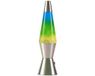 i-Total Lampe à lave LED Vaisseau spatial - chroom - geel/blauw