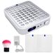 Aspirateur à poussière d'ongles, 100W, avec connexion USB, écran LED, réglable, blanc