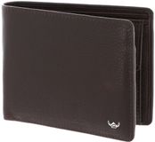Golden Head Leren portemonnee Capri RFID Protect Scheintasche 1138 Dunkelbraun