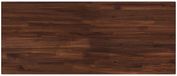 vidaXL Tafelblad Rechthoekig 160 x 40 x 3,2 cm Donkerbruin Glas