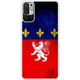 Redmi Bedrukt siliconen hoesje compatibel met Redmi Note 10 5G Drapeau Lyon