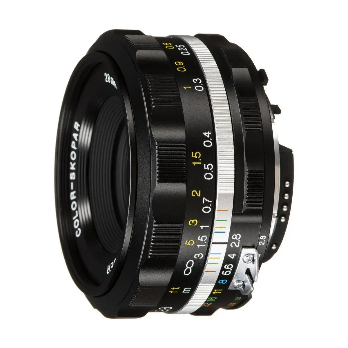 Voigtlander Color Skopar F2.8 28 mm SLII-S Nikon Black