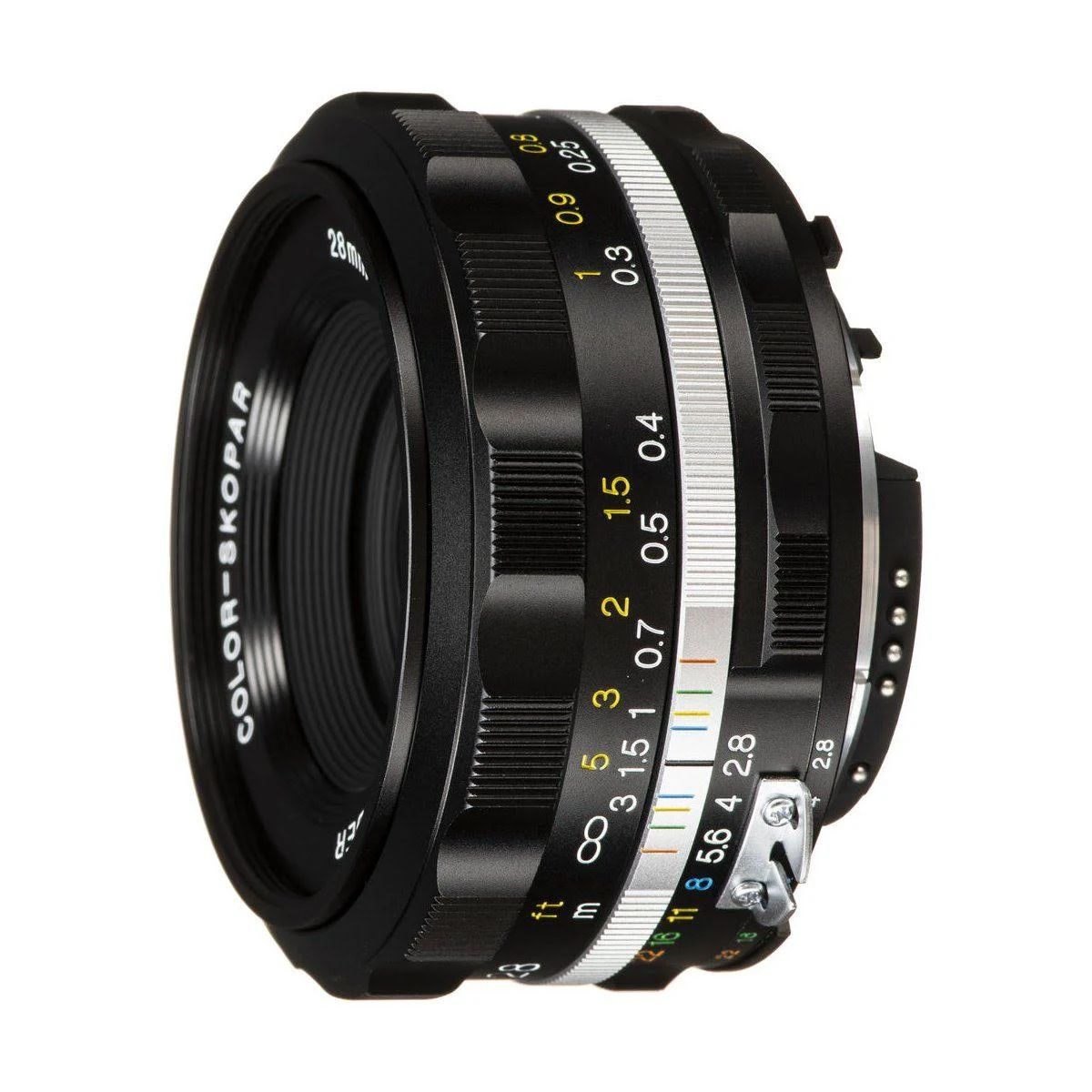Voigtlander Color Skopar F2.8 28 mm SLII-S Nikon black