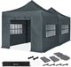 VONROC Partytent – 6x3 m – Grijs