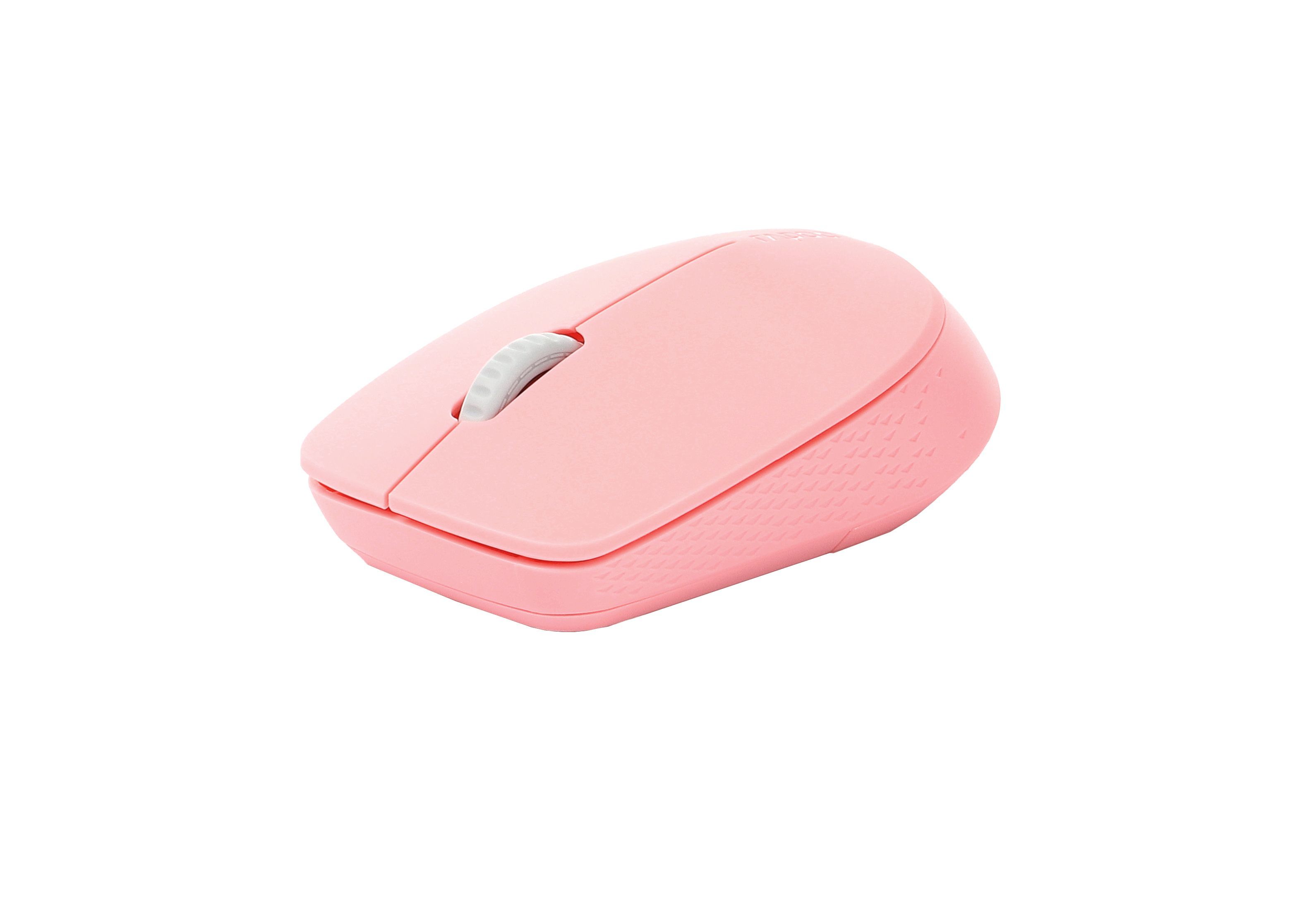 Rapoo M100 - Draadloze muis - Bluetooth & RF - Optisch - 1000 DPI - Roze