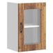 VidaXL Keukenbovenkast Lucca met glazen deur oud houtkleurig