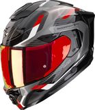 Scorpion EXO-1500 Sleek Black Red Integraalhelm Maat S
