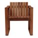 Carl Hansen & Søn BK10 Chaise d'extérieur huilé