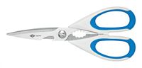 Wedo 975859910 multifunctionele schaar (Vario, 22 cm) wit/ijsblauw
