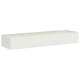 VidaXL Plantenbak Staal Wit 280x80x40 cm