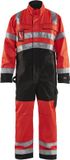 Blåkläder Overall High Vis 6373-1804 - High Vis Rood/Zwart - Maat 60