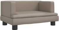 vidaXL Banc pour enfants 60x40x30 cm similicuir couleur cappuccino
