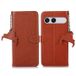 Sony Étui Xperia 10 VIII en cuir avec RFID - Marron