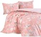 bigbuy Home TradinQ Dekbedovertrek set Beige Gebloemd Katoen Tweepersoons 200x200 cm