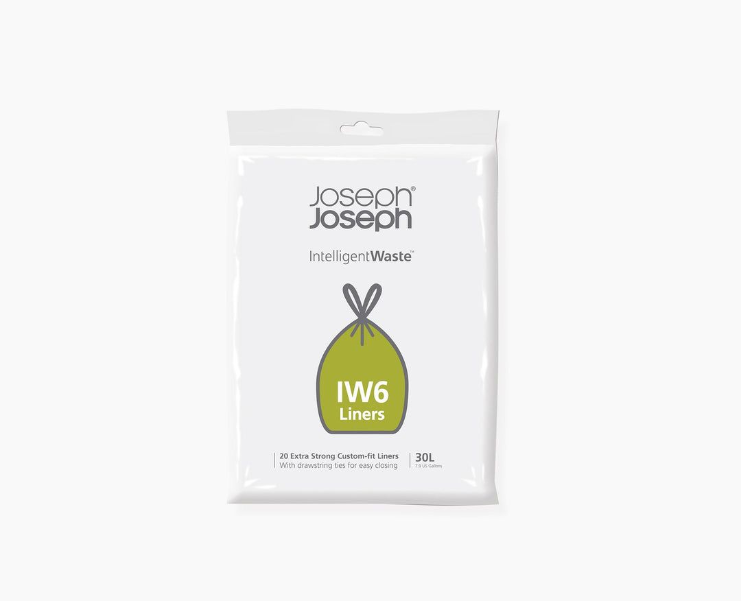 Joseph Joseph IW6 - 30 Liter - Grijs - 20 stuks