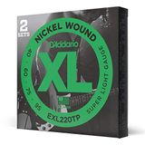 D'Addario XL Nickel Elektrische Basgitaarsnaren 40-95, 2 Sets
