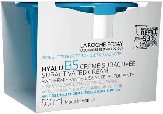 La Roche-Posay Hyalu B5 Suractivated Crème Refill - 50ml - For Sensitive Skin - With Hyaluronic Acid and Vitamin B5